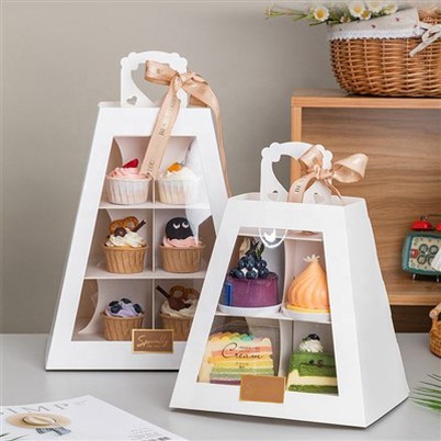 Kökubox fyrir 2ja hæða köku